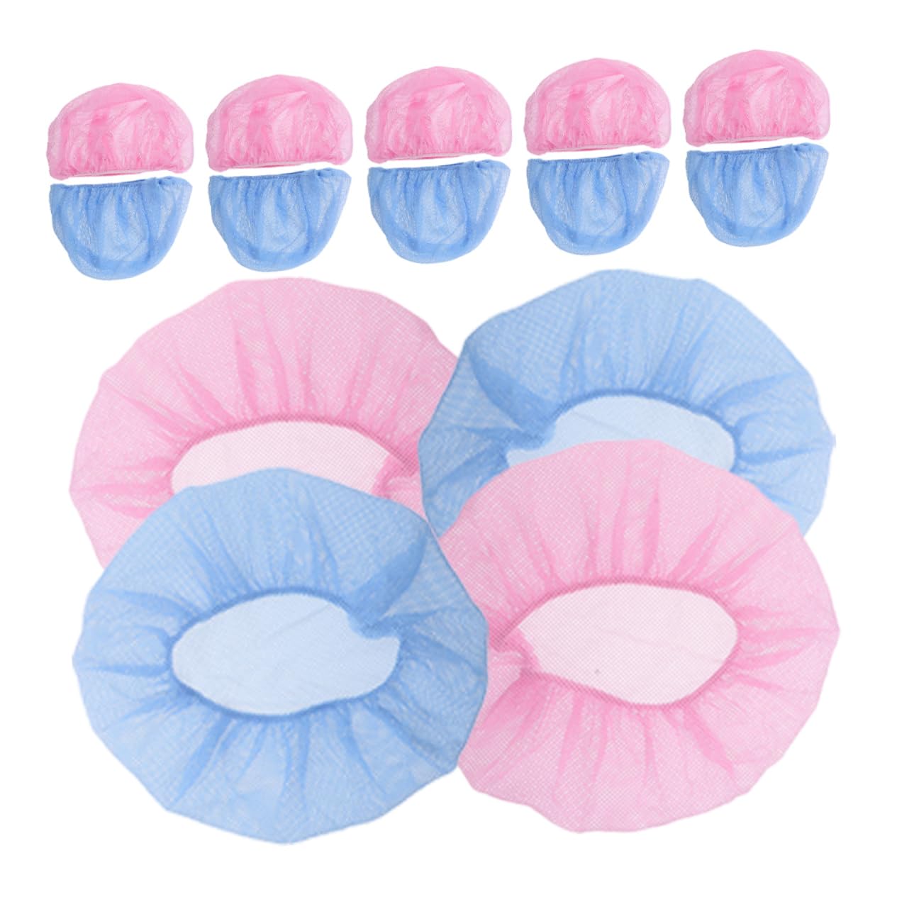 Healeved 60piezas Gorro De Trabajo Malla para Chef De Sombreros De Sueño para Mujeres para Cocinas Protección Cabello y Comodidad Calientes