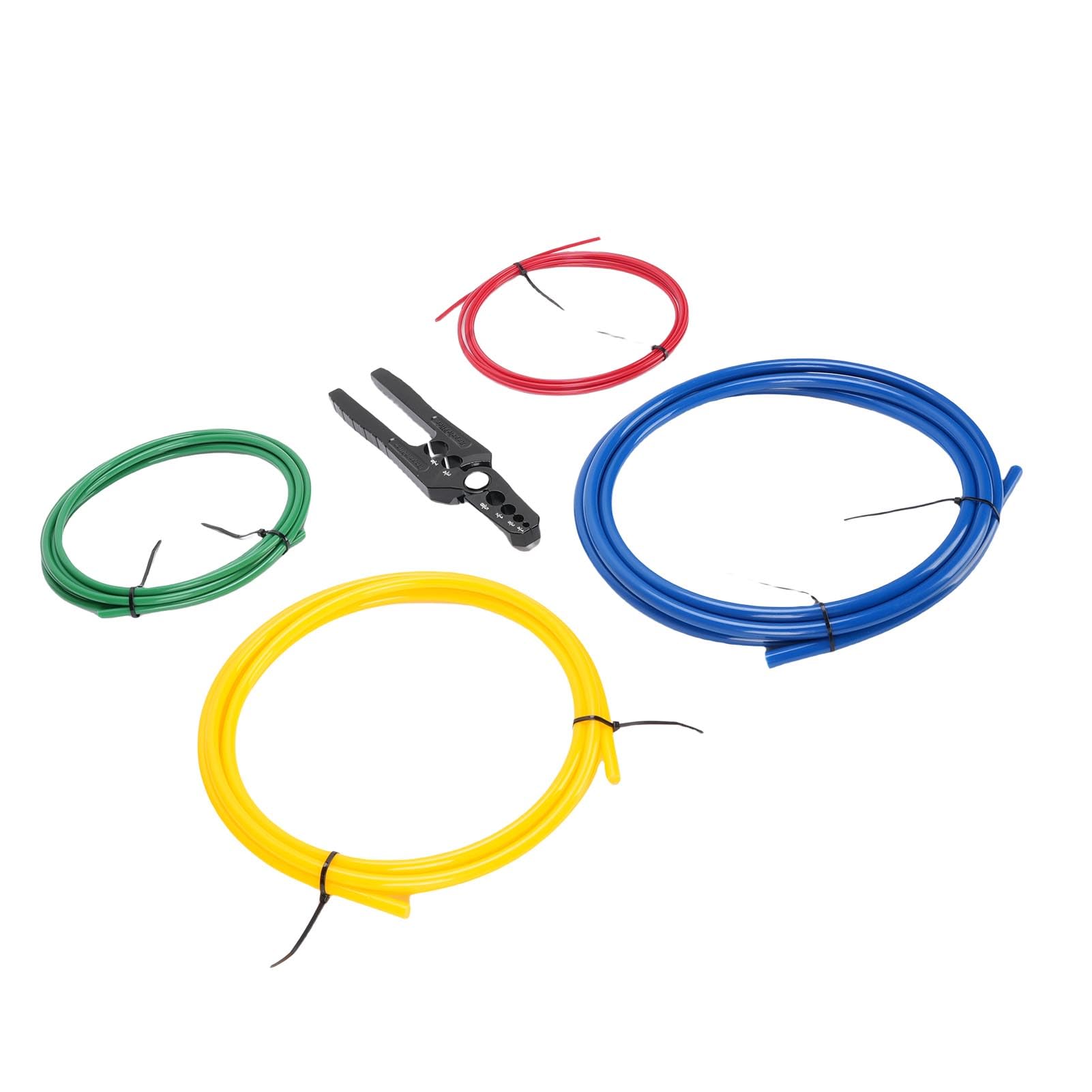 Aramox Kit Doblador de Tubos de Cobre con Alicates de Reparación de Aleación de Aluminio y Tiras Dobladoras de PE de 4 M, 4 Tamaños 1 a 5 8, Restaura Tubos Aplanados para Técnicos de Refrigeración
