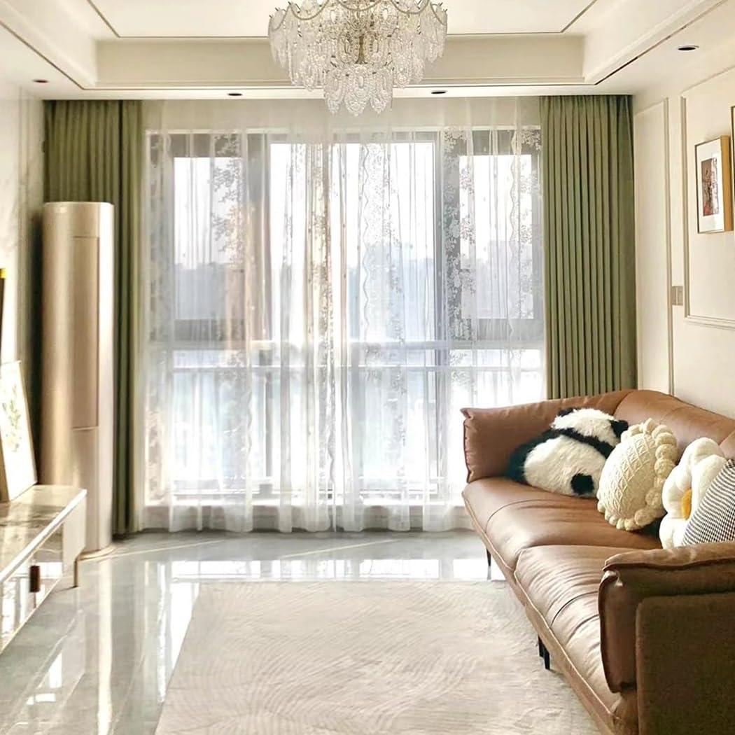 Binario per tenda doppio in alluminio, a 2 strati, silenzioso, divisorio per tende, finitura champagne, versatile e ideale per decorazioni Schlafzimmer