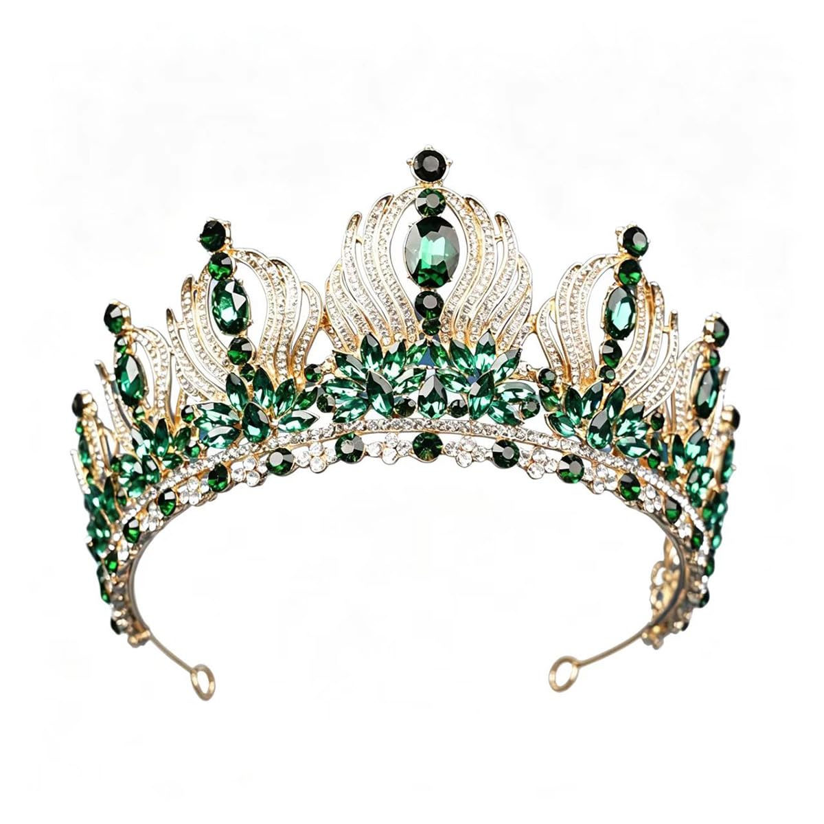 New tiara crown Baroque classical Crowns Princess Pageant Headpiece
