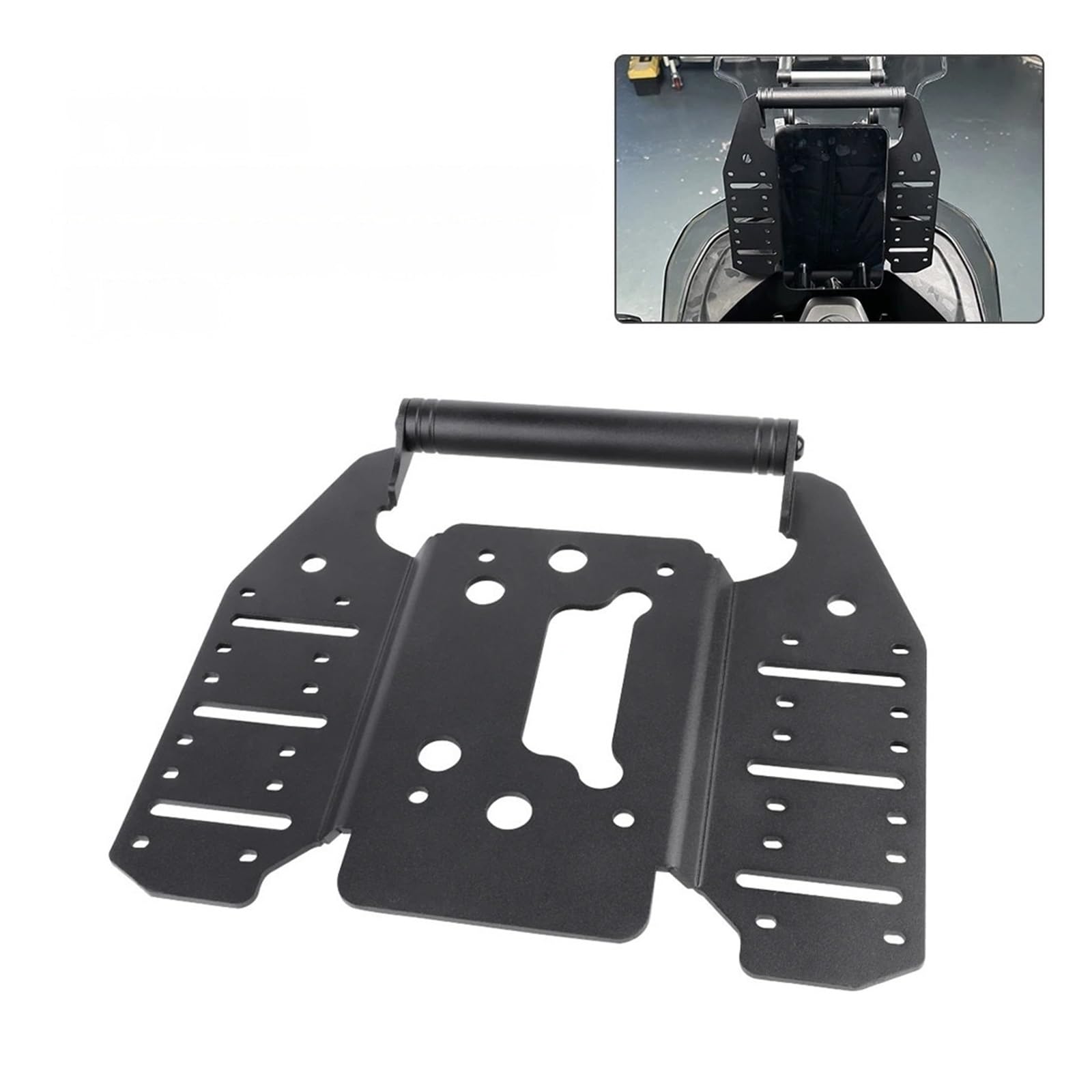 Soporte para teléfono de Moto Soporte de teléfono para Motocicleta para CFMoto 800 MTX, Soporte navegación GPS, Barra extensión Placa(Navigation Bracket A)