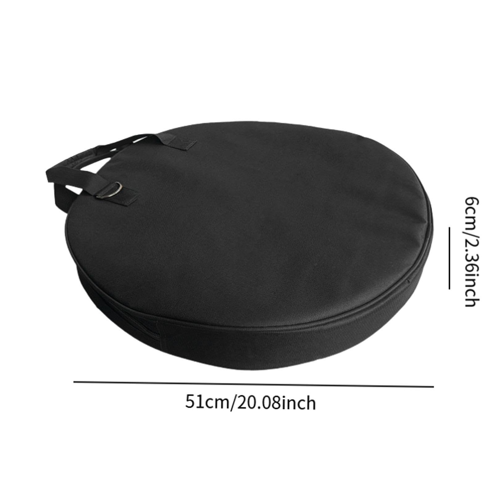 Funda para Platillos de 20 Pulgadas, a Prueba de Polvo, con Bolsillos, Fabricada Oxford.