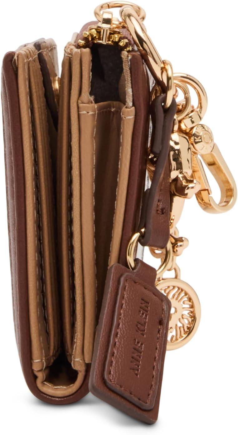 Anne Klein Women's Bifold Wallet with Charms