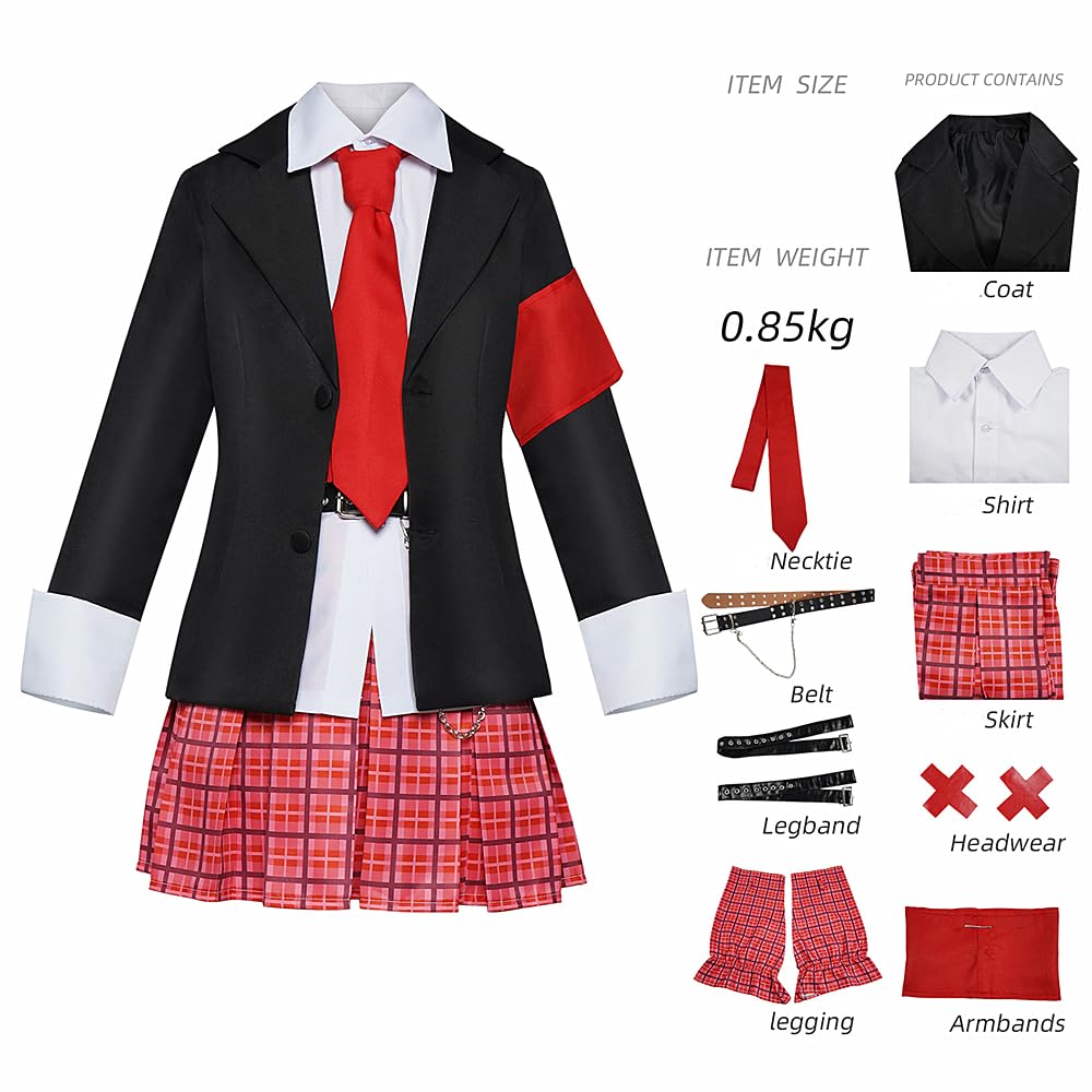 Anime Shugo Chara Cosplay Hinamori Amu kostium, damska plisowana spódnica mundur zestaw używany do mangi wykonać cosplay