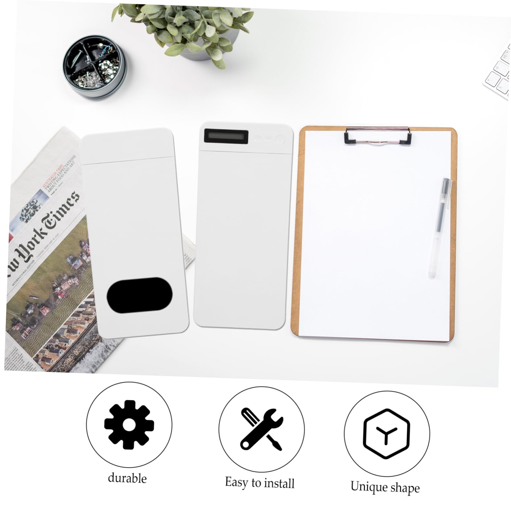 DOITOOL Caja de Seguridad para Teléfono Temporizador, Caja de Bloqueo de Plástico Blanco para Móvil, Adecuado para Niños y Autocontrol
