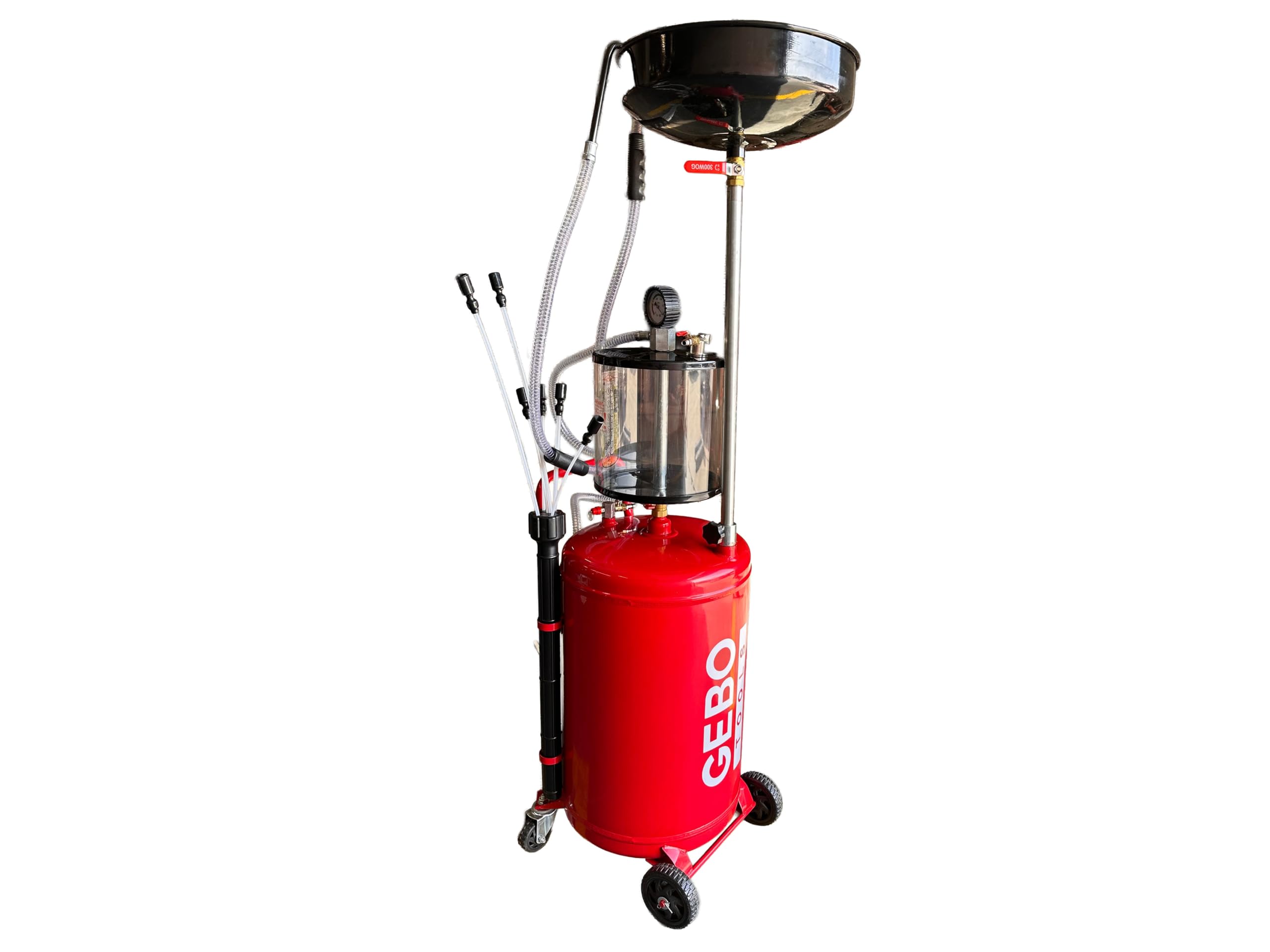 Aspiratore Pneumatico Olio esausto 80 Litri,recuperatore per Cambio Olio Motore