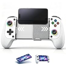 Phone Controller for iPhone and Android, Hall Joysticks, for Cloud Gaming