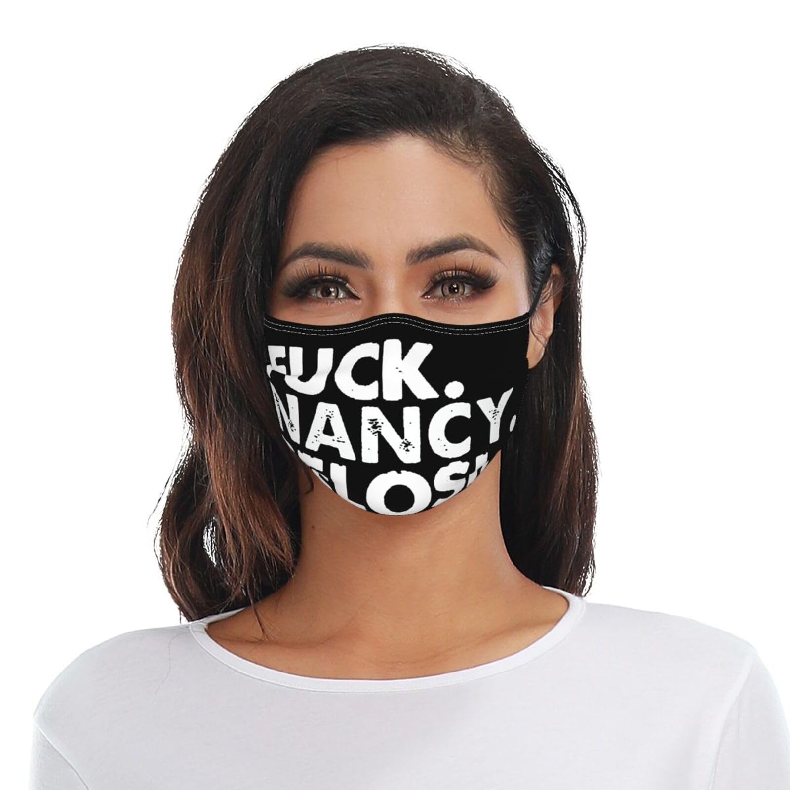 Fuck Nancy Pelosi Adult Dust Mask Adjustable Dust Face with 2 Filter57