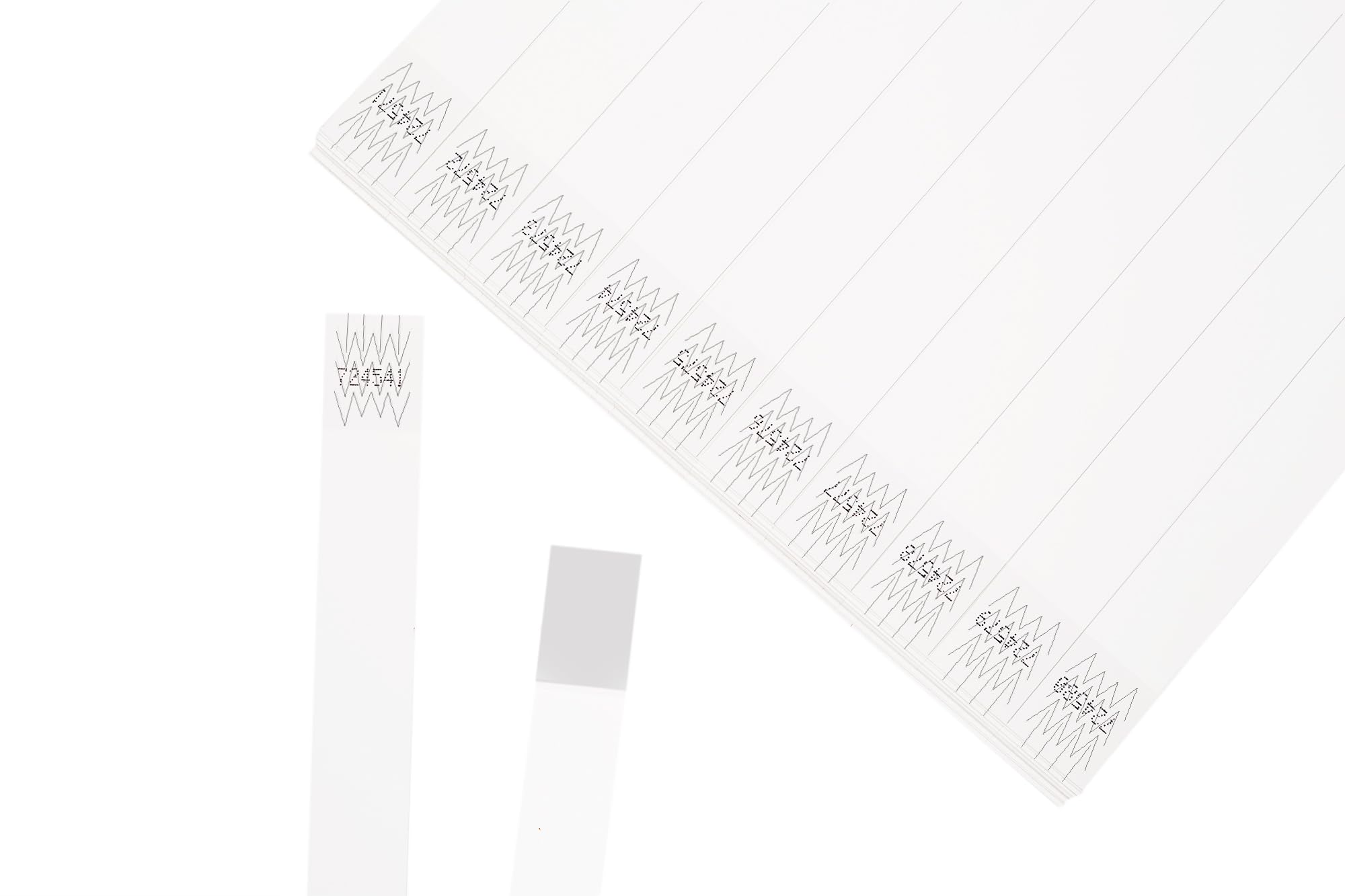 500 Pulseras de papel para eventos fiesta discoteca - identificativas - pulseiras - pulsera identificativa festival - brazalete fluorescentes neon - festival wristband - White