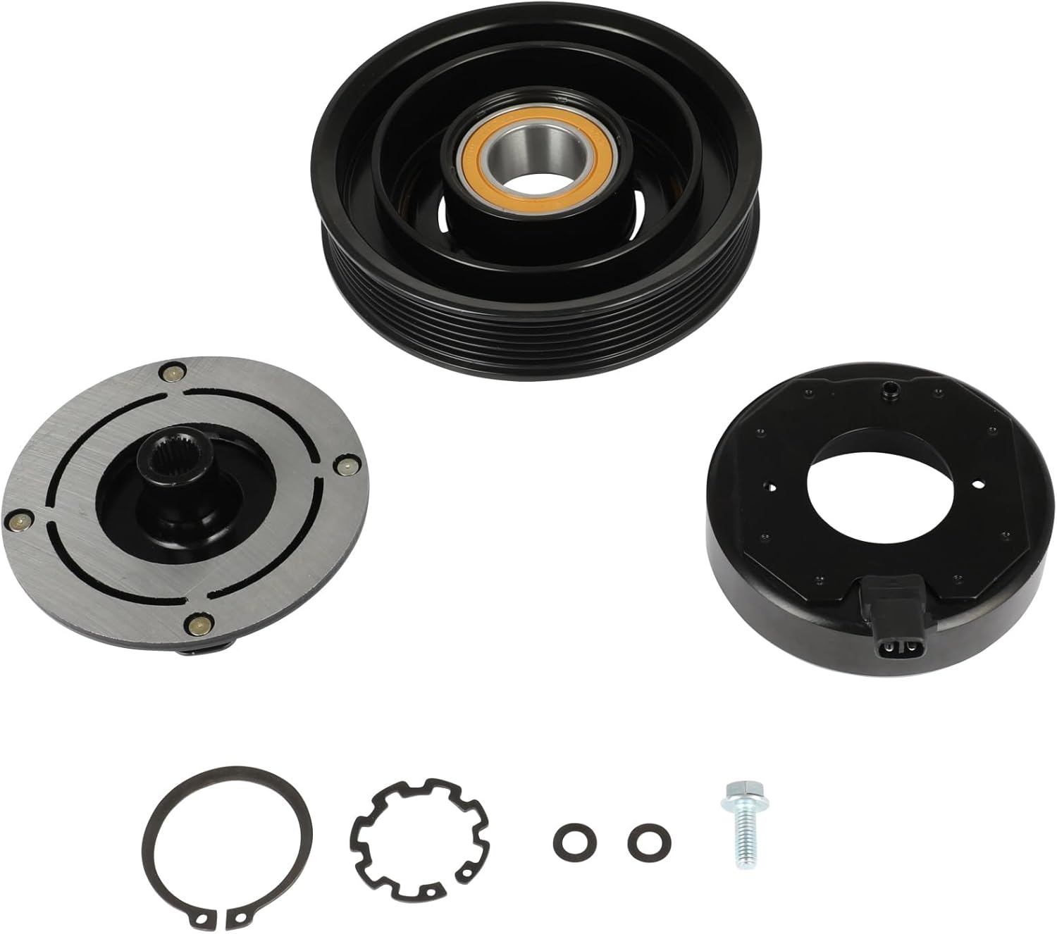 CCIYU AC Compressor Clutch for Car 2004-2006 for Toyota Camry/Highlander 3.3L 3.3L 3.0L,2001-2003 for Toyota Highlander 3.0L Air Conditioning Compressor Clutch for 5511685