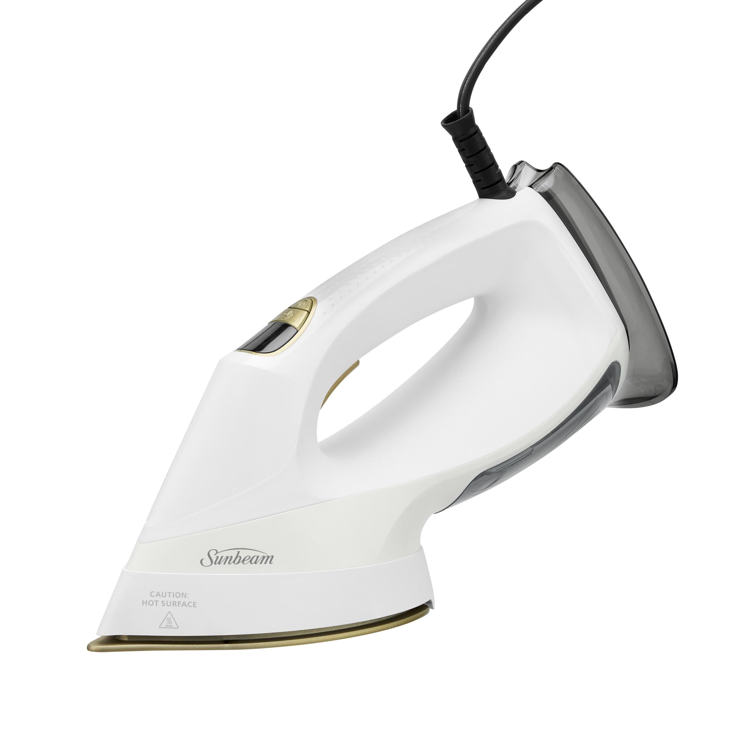 Plancha de vapor digital Sunbeam EliteSteam de 1700 W, suela de acero inoxidable, depósito de agua de 200 ml, vapor variable, calentamiento rápido en 20 segundos, garantía limitada de 3 años, ideal para tapicería con arrugas