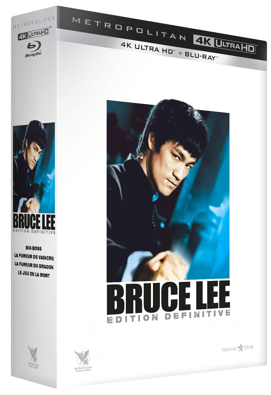 Bruce Lee : Big Boss vaincre + La Fureur du Dragon + Le Jeu de la Mort - 4K UHD + Blu-Ray [4K Ultra HD + Blu-ray - Édition Définitive]