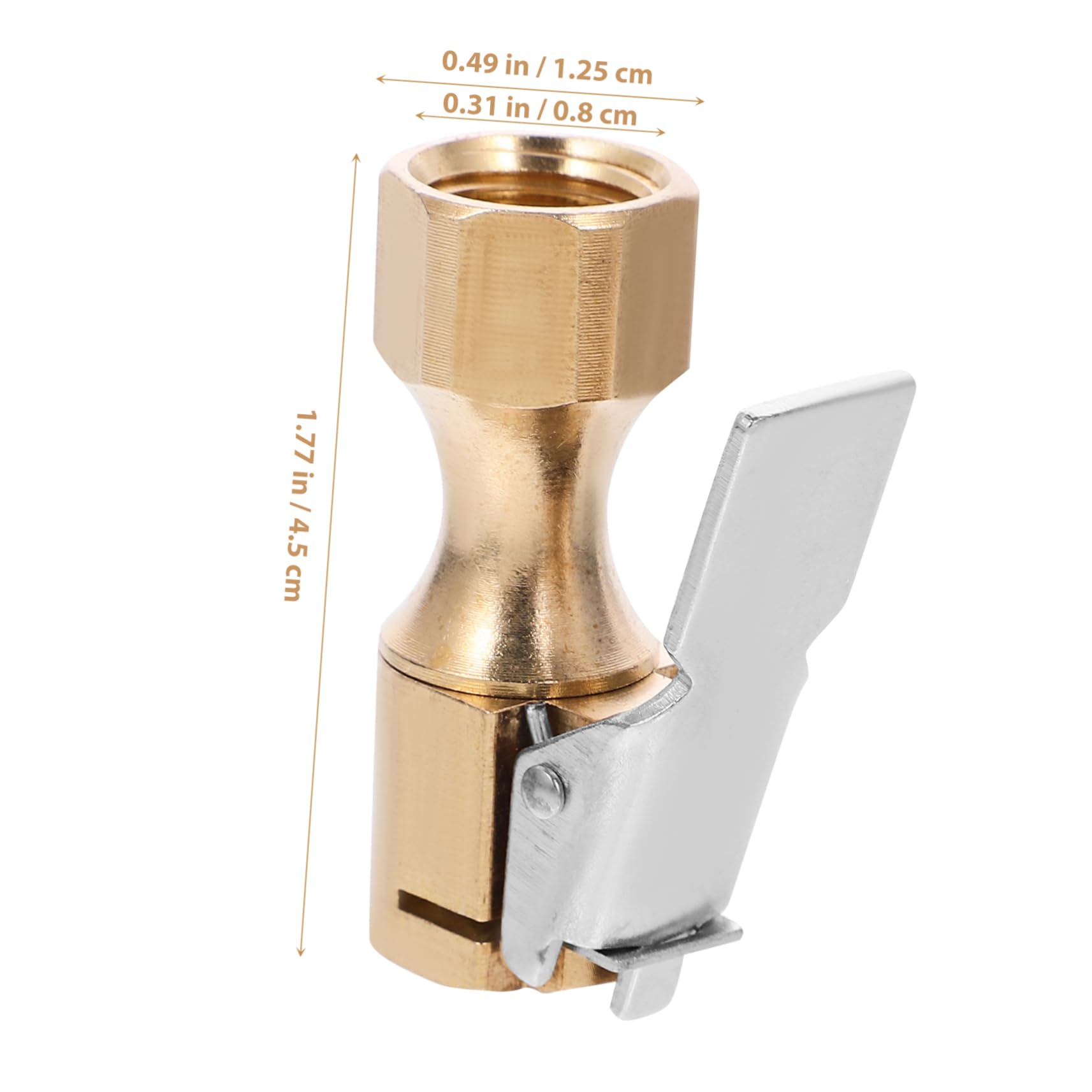 Cabilock Locking Air Chuck Tire Inflator Quick Connect Tire Air Chuck for Easy Inflation Heavy Duty Sealed Ball Design with Self Locking Clamp Head Versatile Tool