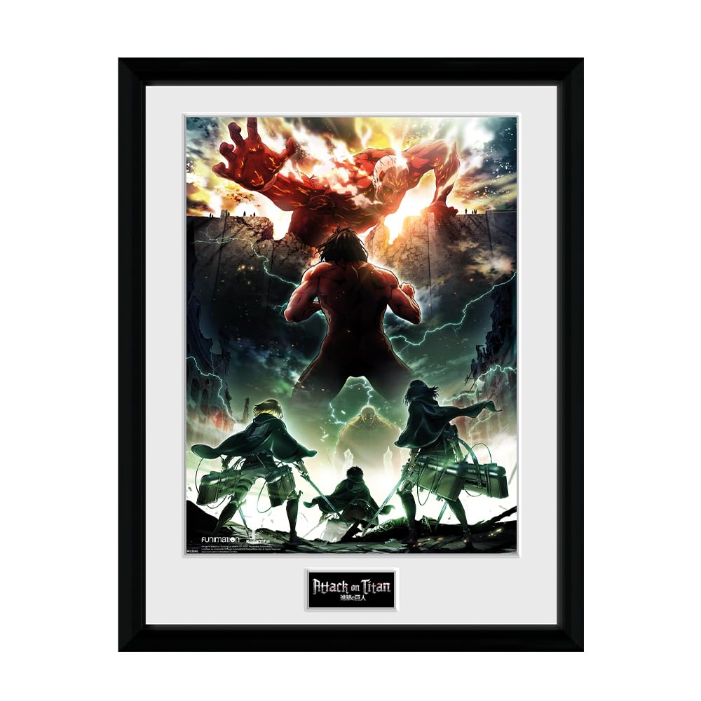 GB eye Attack On Titan Key Art 30 x 40cm Framed Collector Print