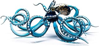 Whimsical Miniature Handmade Glass Octopus Model, a Playful and Enchanting Decorative Piece