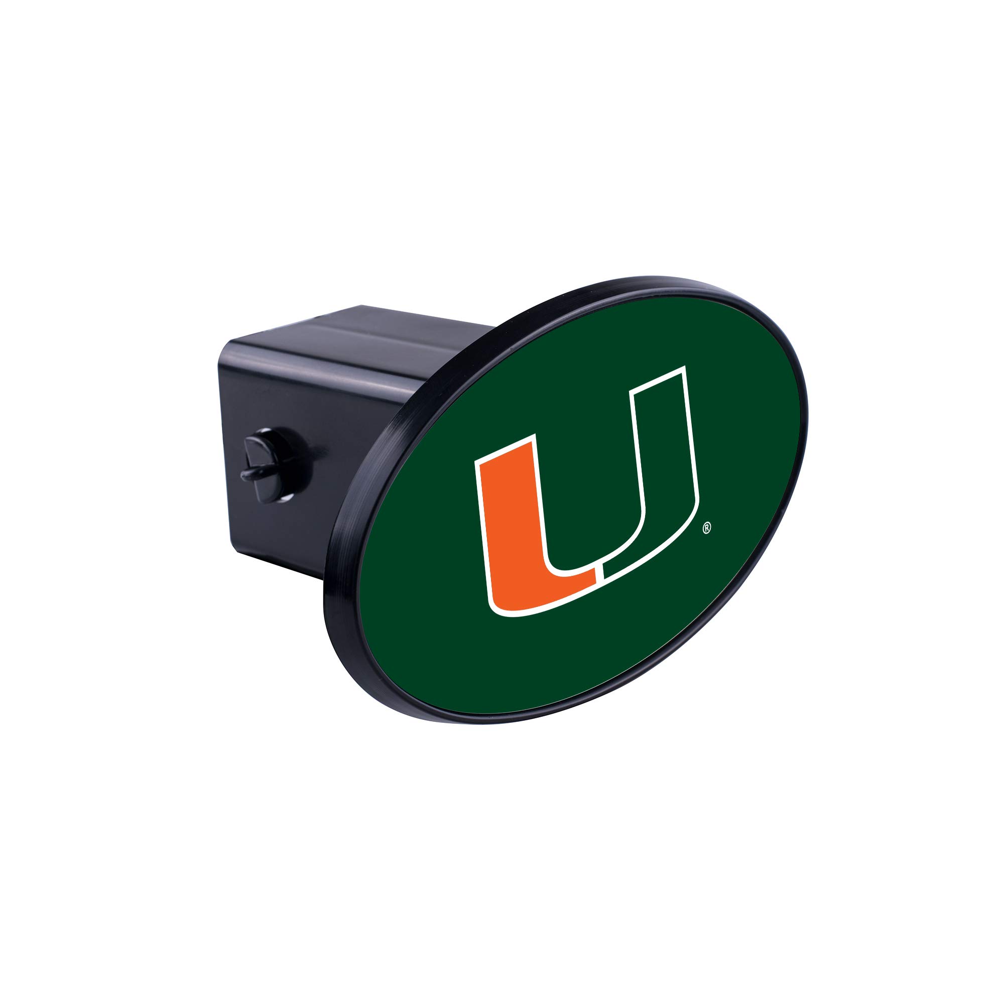 Miami Hurricanes NCAA 3D Polyurethane Domed Plastic Trailer Hitch Cover Car-Truck-SUV 2" Receiver 4304