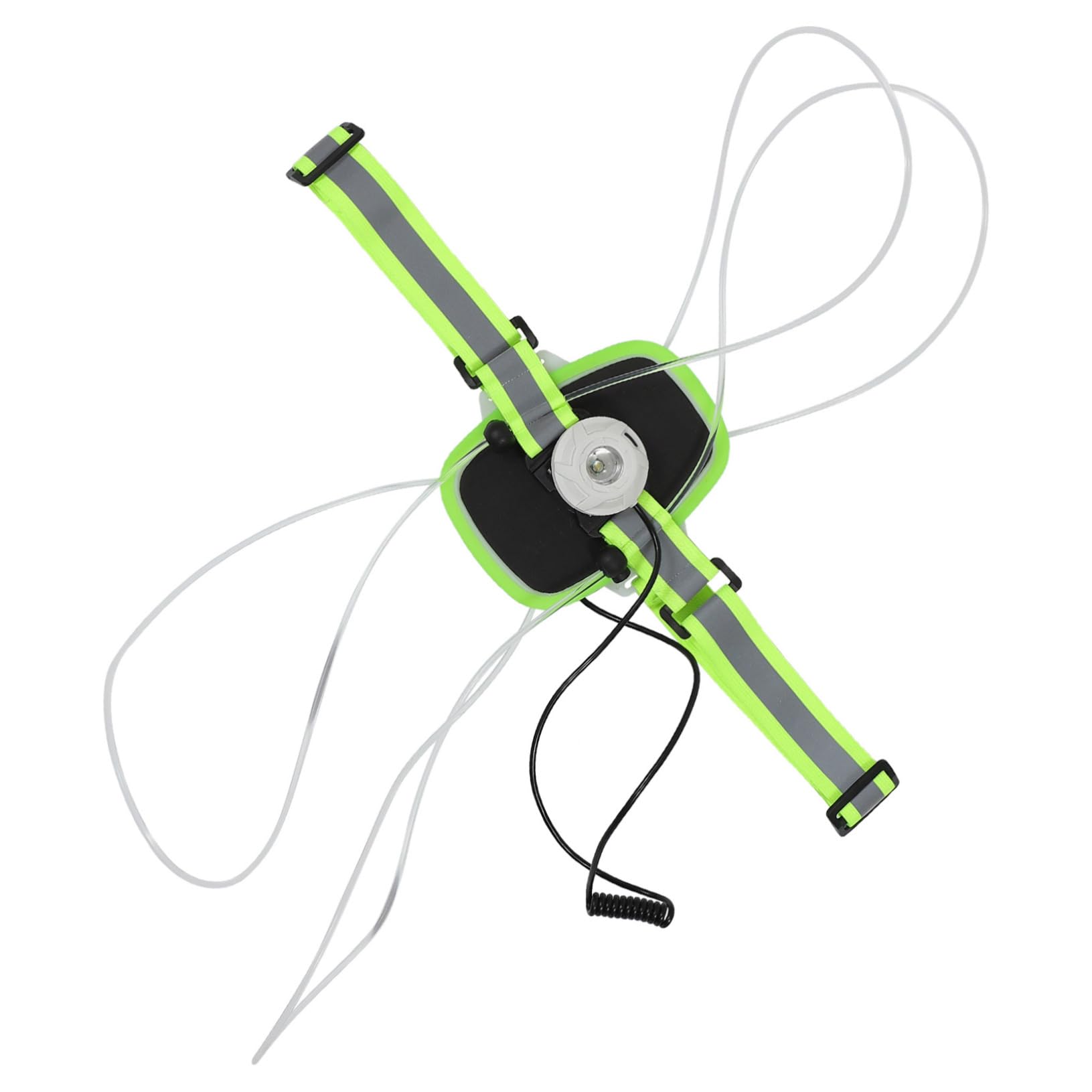 INOOMP Leuchtender Reflektierender Westengurt mit USB Ladung 1200mah