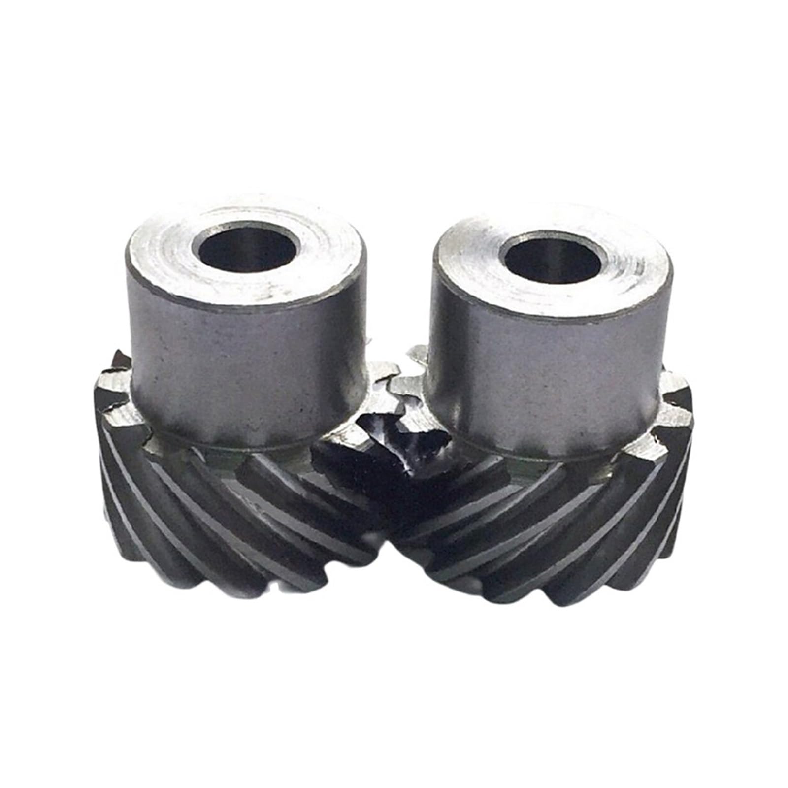 Bevel Gear Pinion Hardware Mechanical 1 Modulus 1.5M 2M 2.5M Left and Right Hand Helical Gear 10~30 Teeth 45# Steel Staggered Gear Precise Hobbing Gear(1.5M 10T 8mm Right)