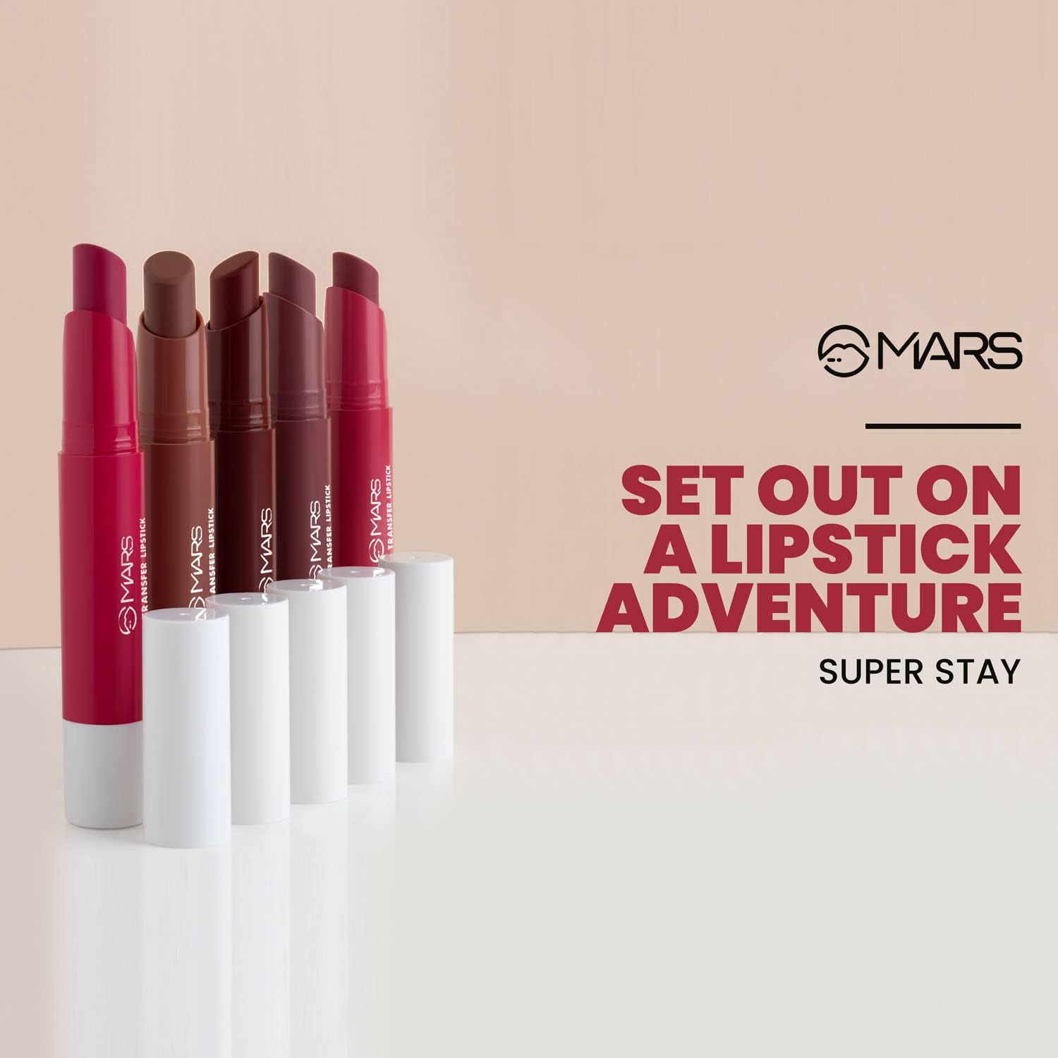 Buy MARS PREMIUM Matte Super Stay Lipstick | Up to 12 Hours Long