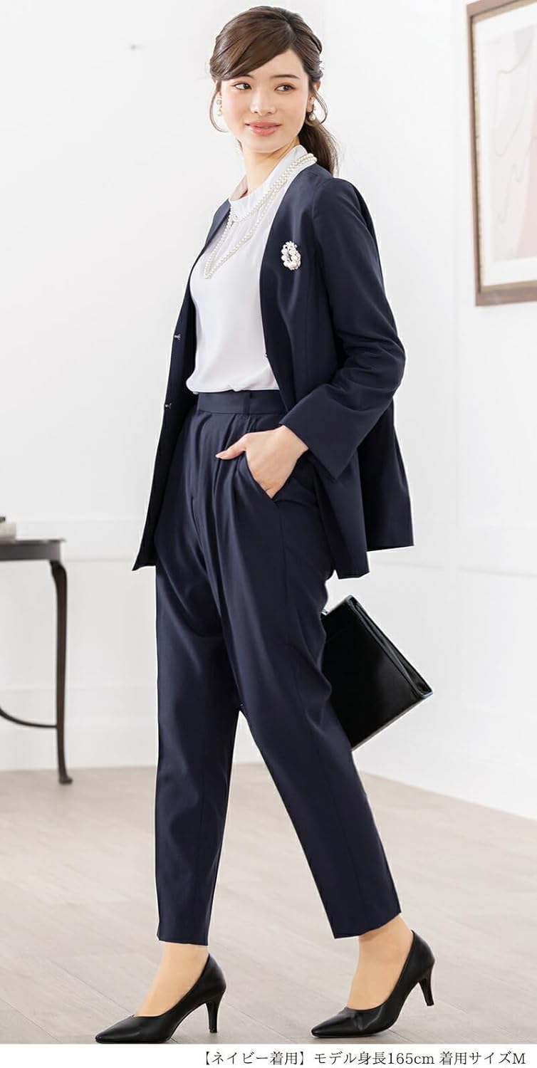 [アッドルージュ] スーツ レディース パンツスーツ 入学式 卒業式 入園式 卒園式 母 ママ セレモニー フォーマル 大きいサイズ【t5352】