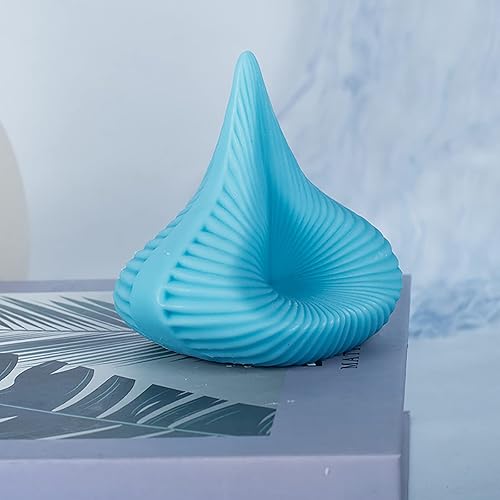 Miniatura 3 de Molde de vela en espiral, molde de vela ondulada, molde de resina cilíndrica, molde de fundición de resina para joyería, molde de silicona hecho a