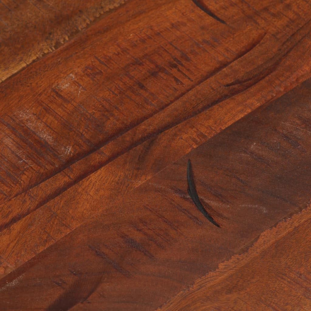 vidaXL Tischplatte, Holzplatte Platte für Tisch Esstisch Couchtisch, Ersatztischplatte Rund, Massivholzplatte, Ø 60x3,8cm Altholz Massiv