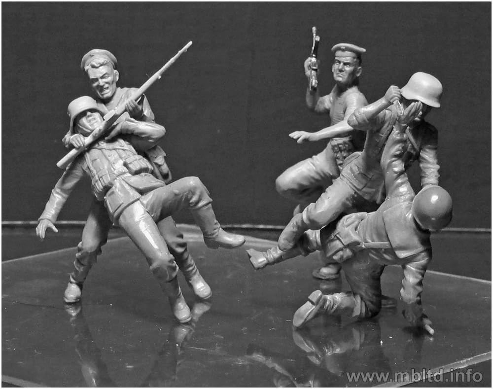 Amazon | マスターボックス 1/35 ドイツ・ソ連 白兵戦 ロシア海兵隊vs