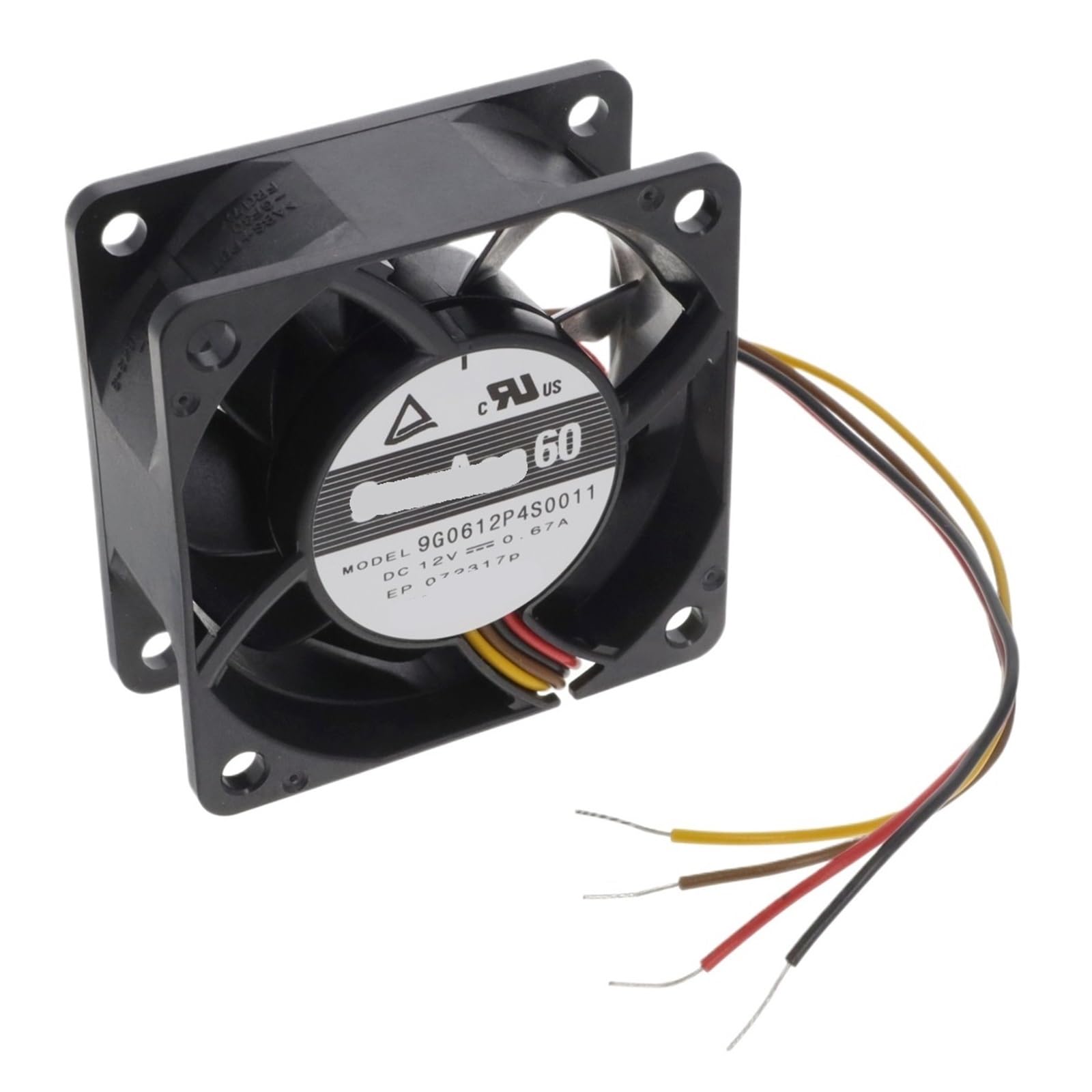 PEQYUACTE 9G0612P4S0011 12VDC Fan 60X60X25mm 8.04W 4wire 11000RPM