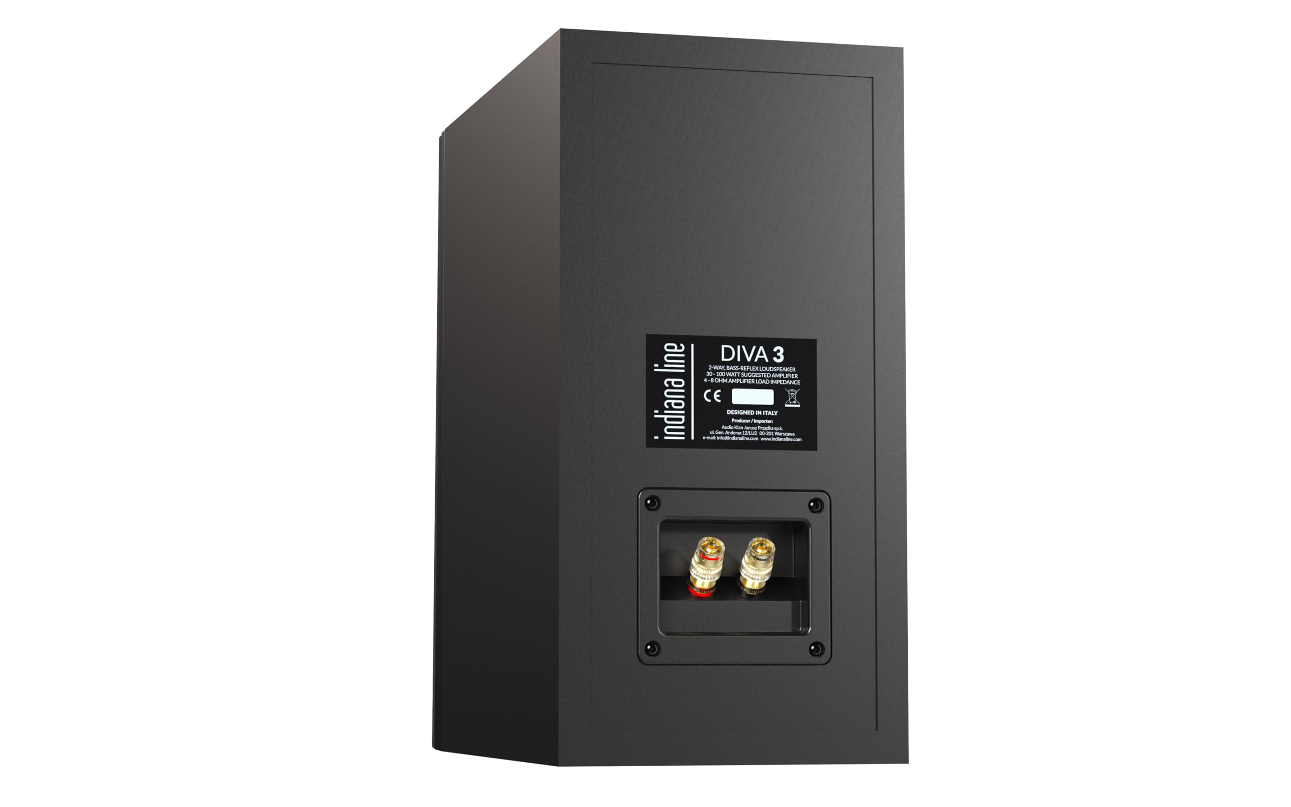 Indiana Line Diva 3 di diffusori da scaffale - coppia (nero)