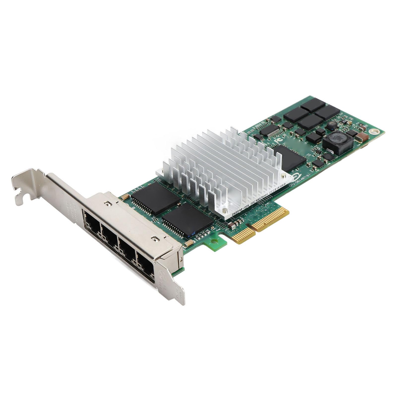 Scheda di Rete Gigabit, Adattatore Ethernet PCIE X4 a 4 Porte per connettività Server Ad Alta velocità, Supporta 10/100/1000 Mbps, Ideale per Sistemi