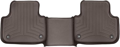 WeatherTech Revestimientos de suelo personalizados para Audi Q7, Q8, SQ8-2nd Row (478872), cacao