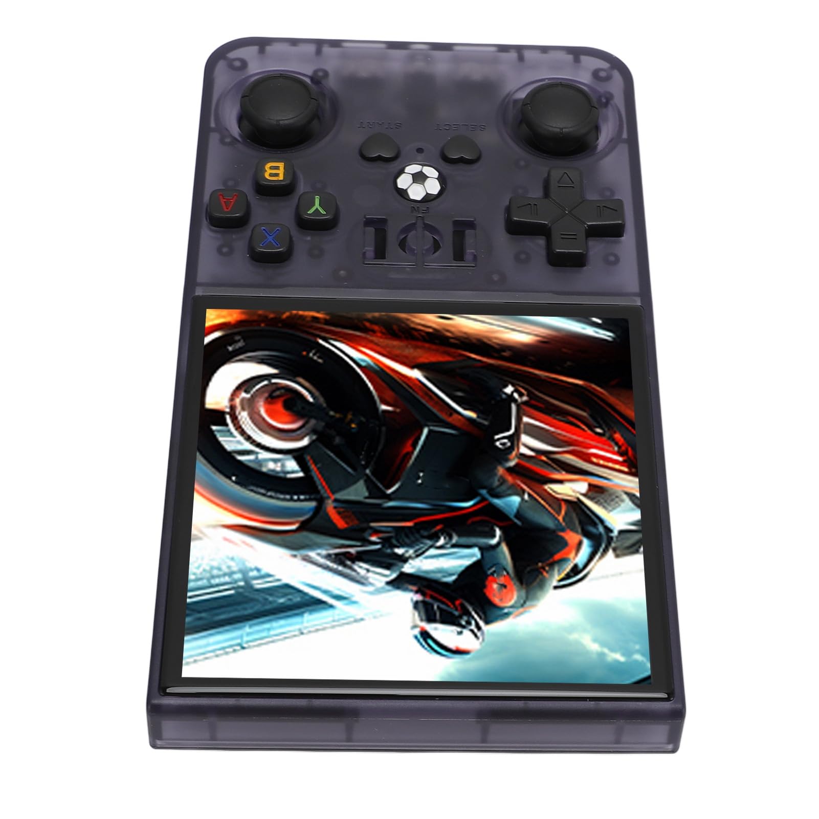 Console di Gioco Portatile retrò, Console di Gioco Portatile con Schermo a Colori IPS da 4 Pollici 720x720, Doppie Leva di Controllo 3D, Batteria da 4000 mAh per Giochi retrò ed Em (128GB)