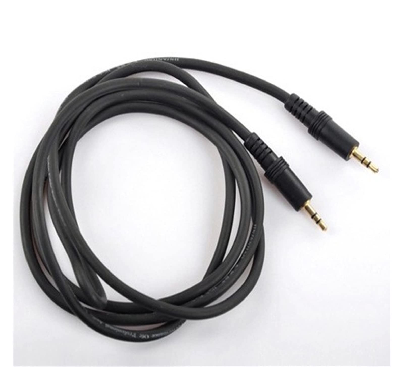 EVURU Noir 5 mètres de 3,5 mm mâle au câble Audio Masculine à mâle câble Aux Compatible with Ordinateur Ordinateur Ordinateur Portable Tablette d'ordinateur Portable, Haut-Parleur, amplificateur