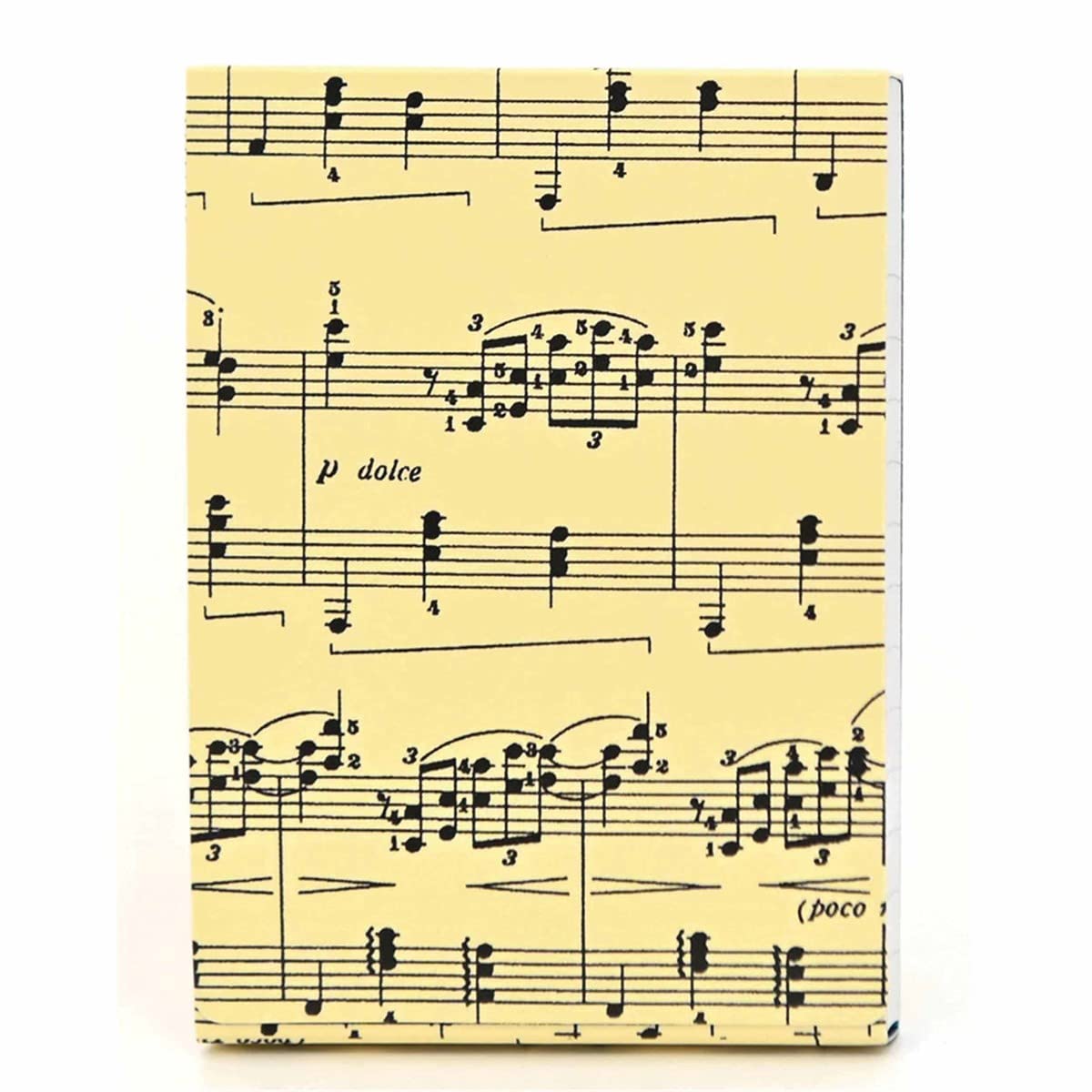 Graphique Sheet of Music Pocket Notes – Pocket Notebook with "Just a Note" Interior and Matching Sheet Music Magnetic Lid Case, 75 Full Color Pages, 3" x 4"