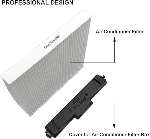 Miniatura 3 de SKARUMMER 68406048AA Filtro de aire de cabina y filtro de puerta de acceso de repuesto para Dodge Ram 1500 2500 3500 4500 5500 Avenger Caliber