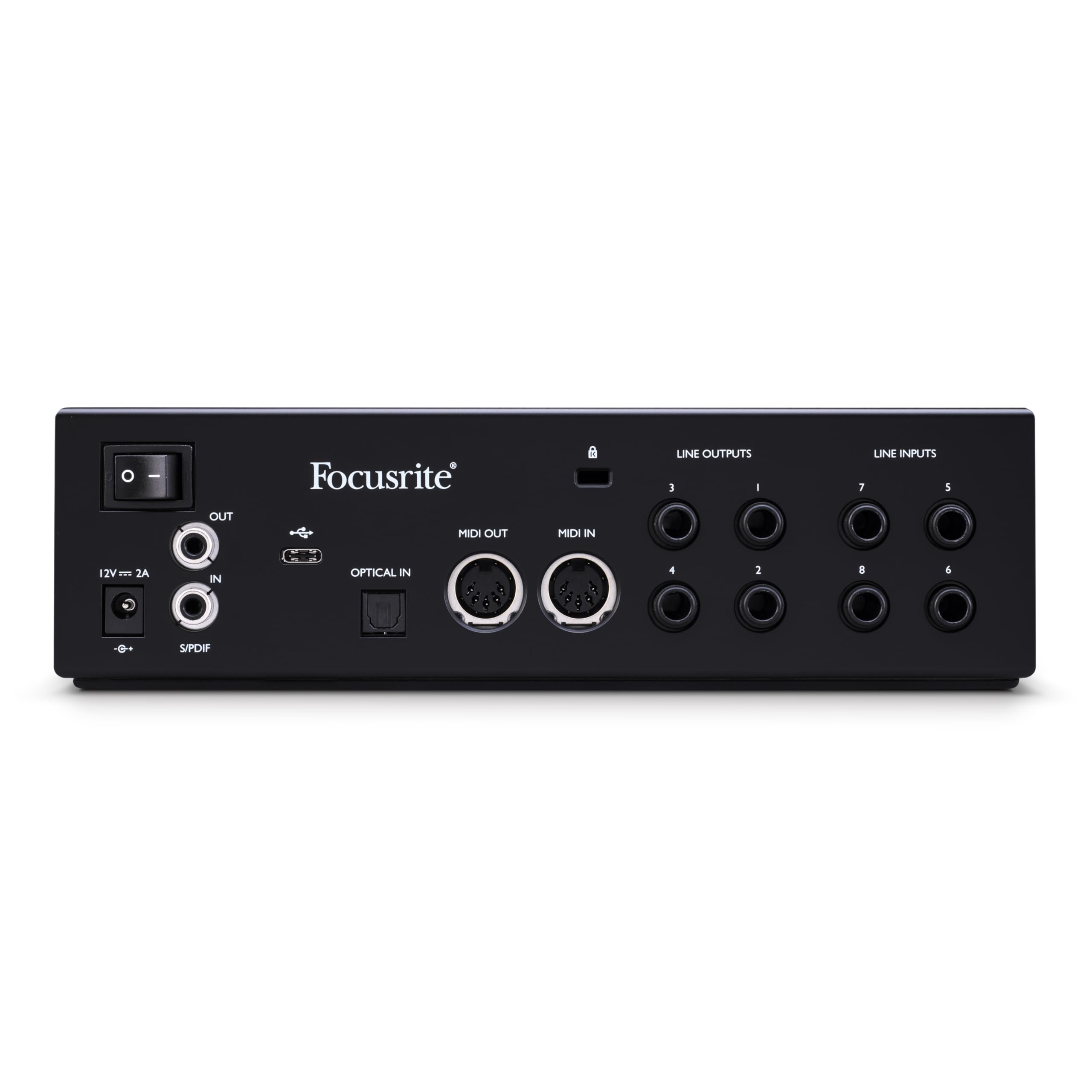 Focusrite Clarett+ 4Pre, interfaccia audio USB per musicisti, qualità studio - Registrazioni di alta qualità: quattro preamplificatori microfonici a basso rumore e distorsione, per suoni realistici