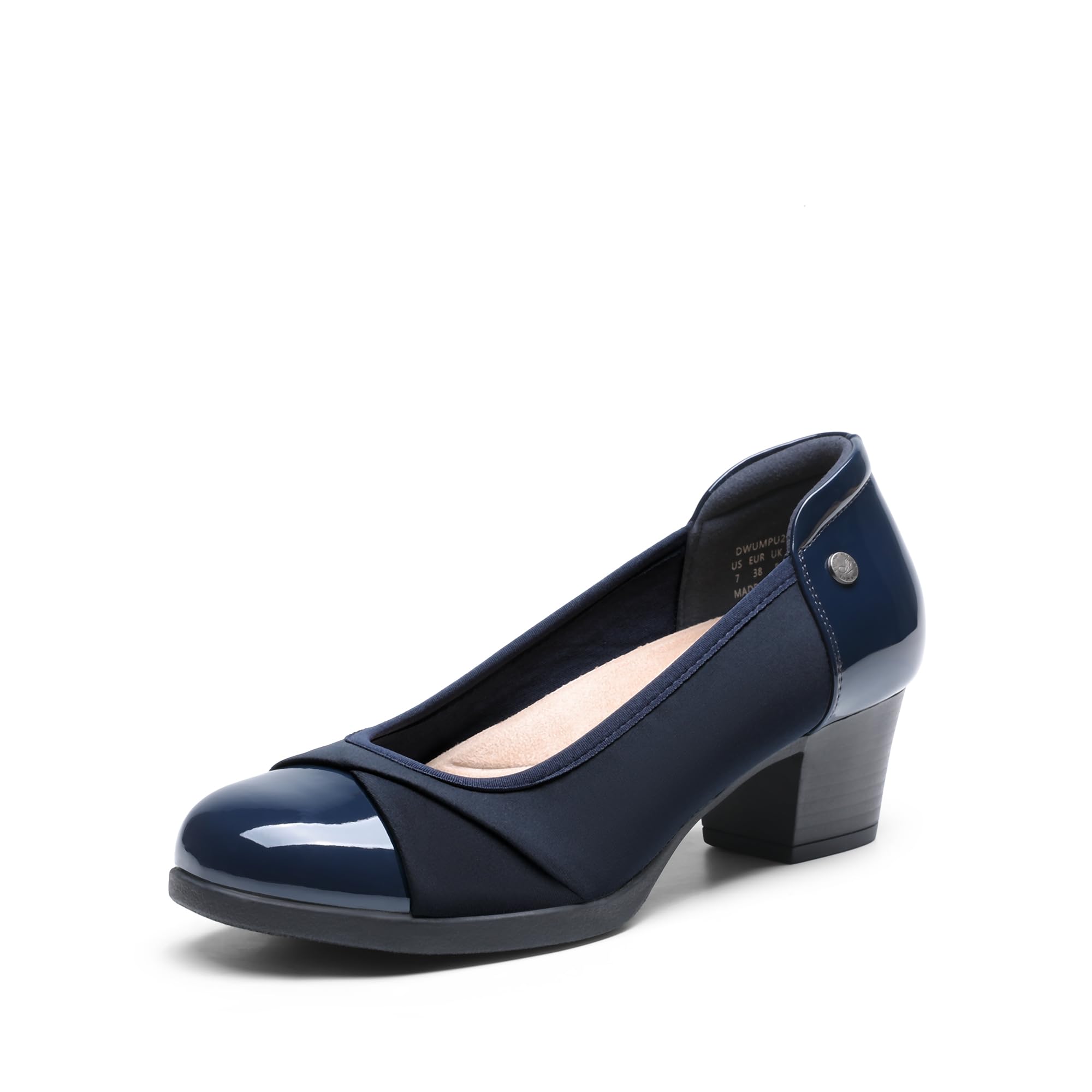DREAM PAIRS Scarpe con Tacco a Blocco Comode da Donna e Classiche Eleganti Décolleté con Soletta Ammortizzata