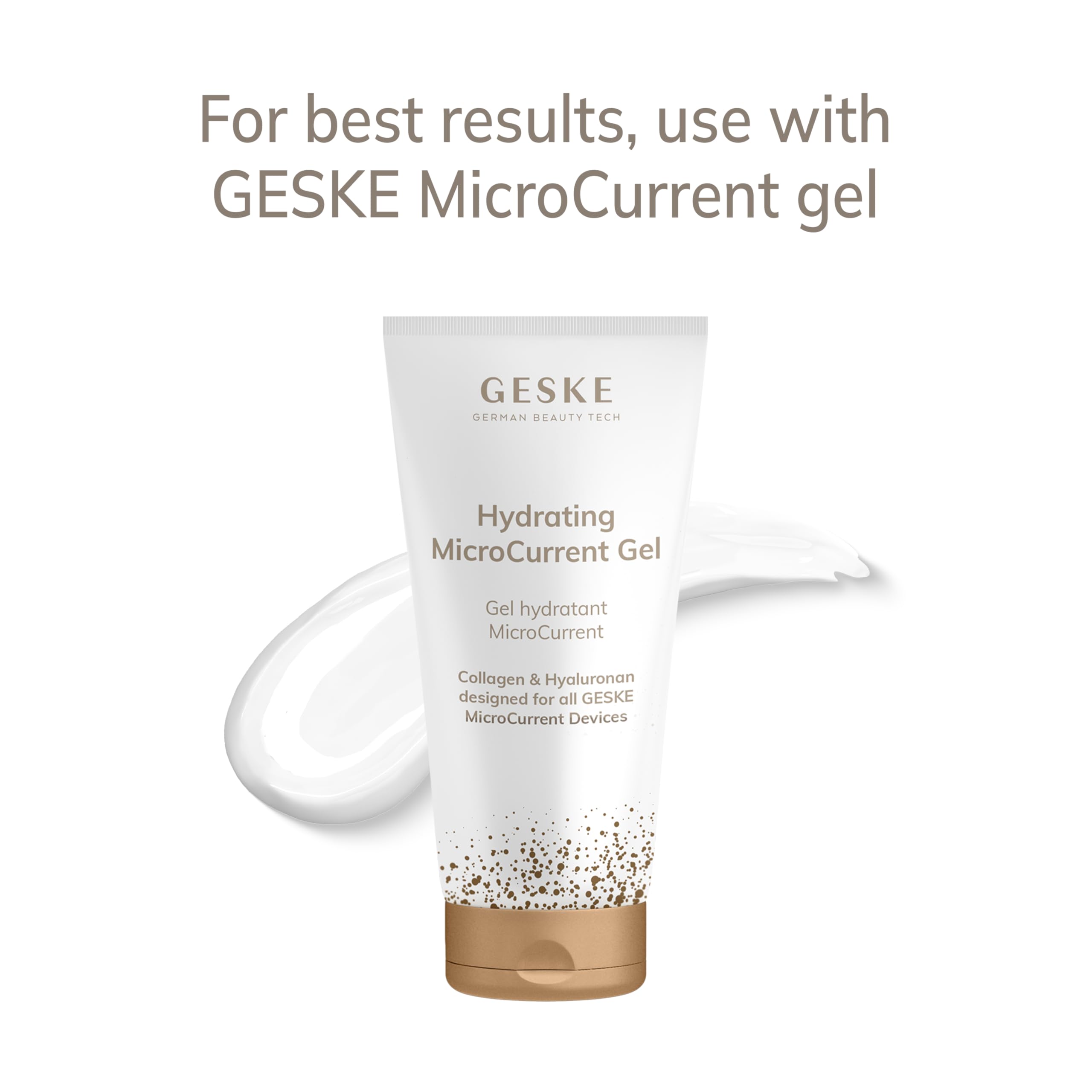 GESKE Skin Firming Wand 7 w 1 Urządzenie przeciwstarzeniowe Lifting twarzy mikroprądami Red LED Obrotowa głowica