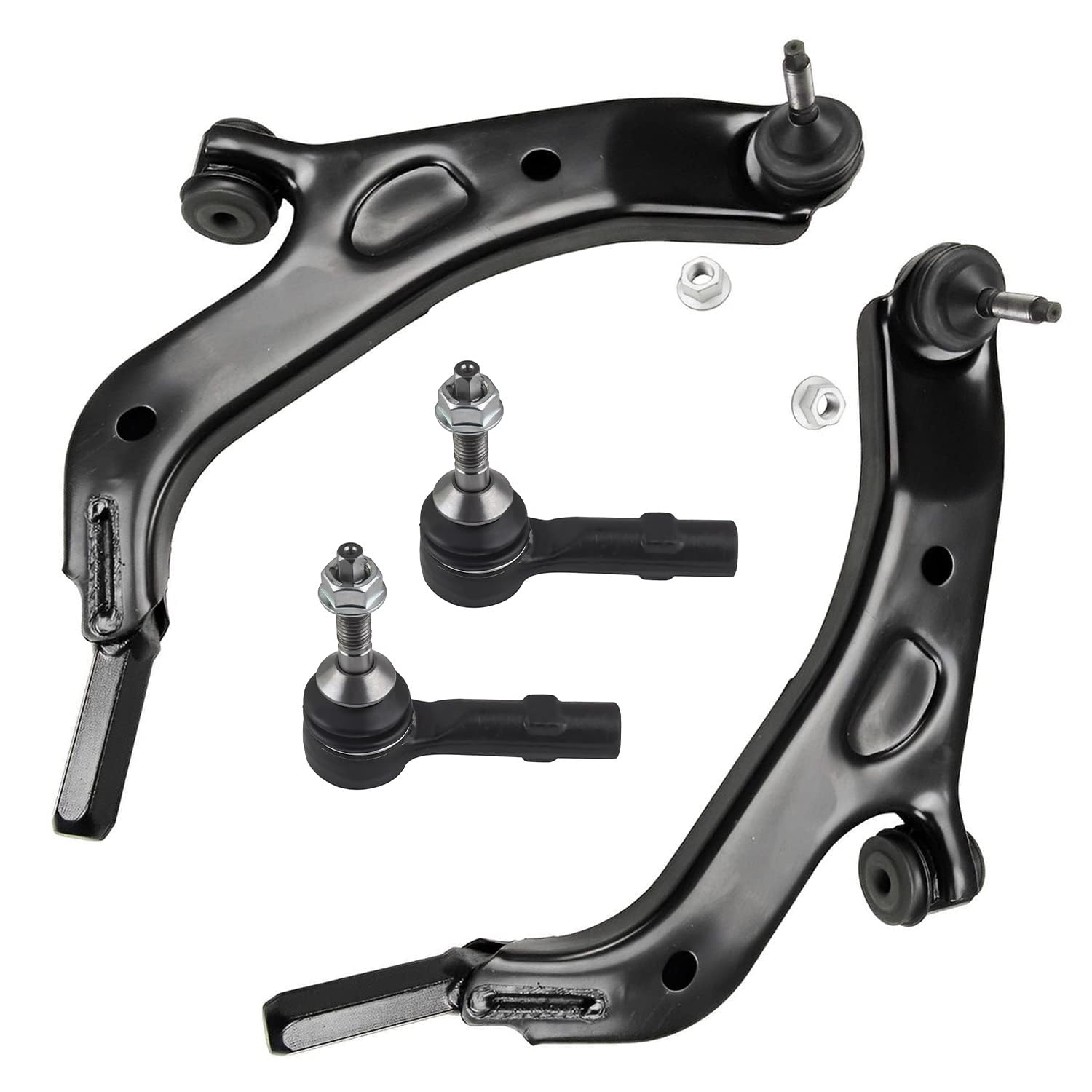 Detroit Axle - 4pc Front Lower Control Arms Kit for 09 Ford Flex 08-09