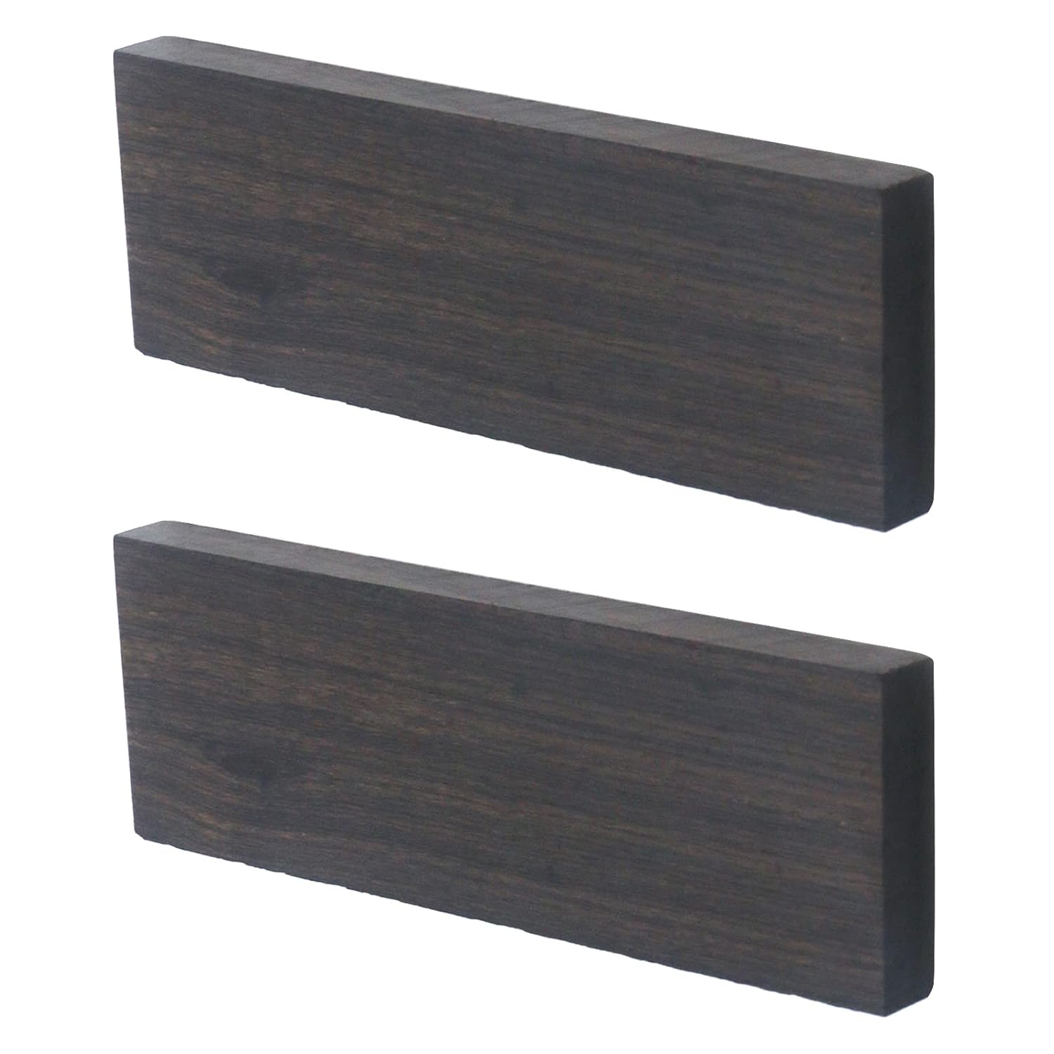 Black Ebony Wood Blanks 2 Pack for DIY Handles and Crafts