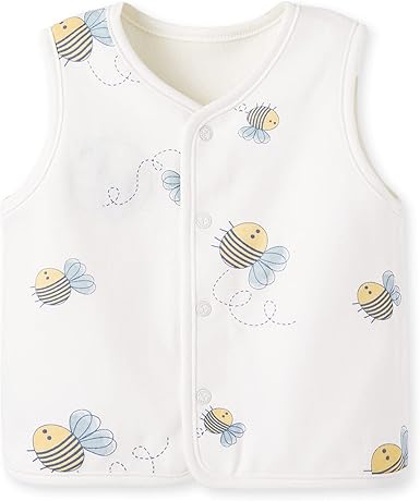 pureborn Baby Toddler Reversible Vest Warm Sleeveless Jacket Spring Winter Children Waistcoat