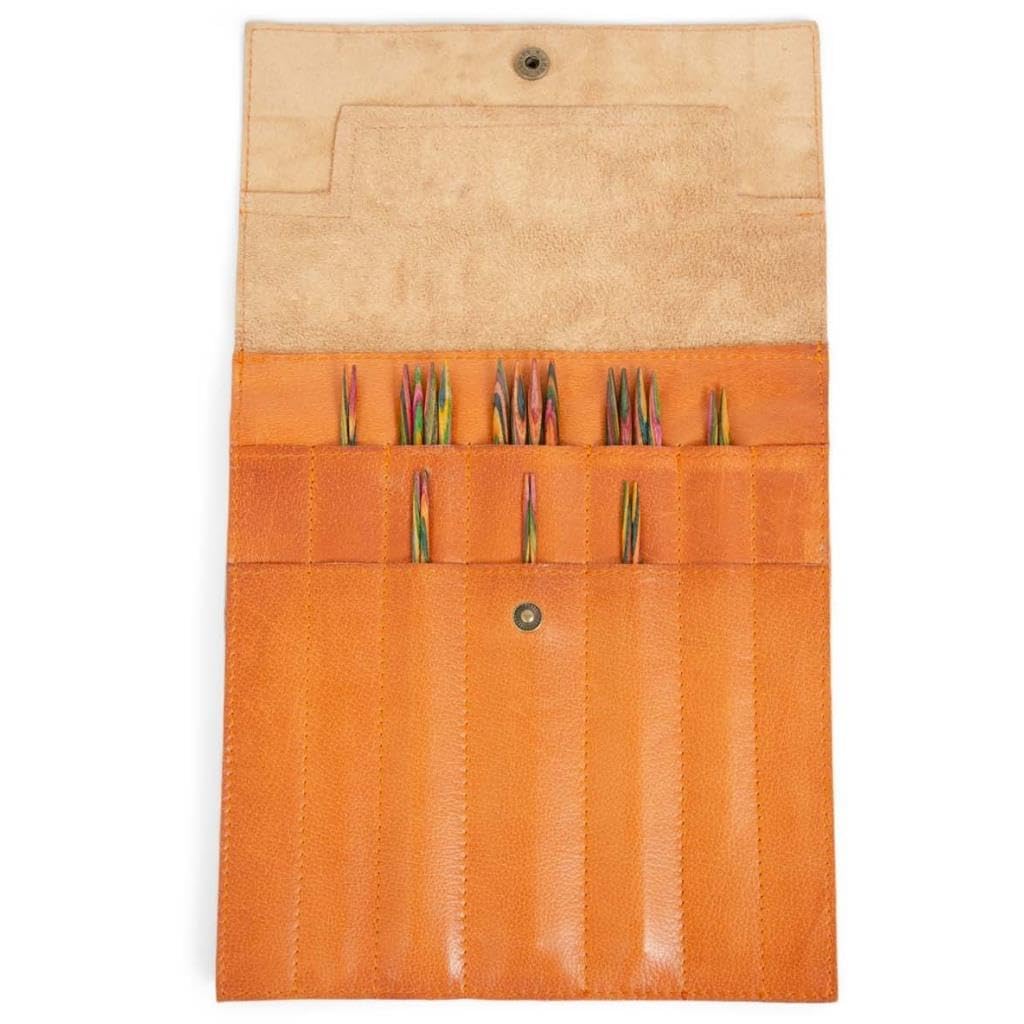 muud Oslo - Estuche para agujas de whisky de cuero hecho a mano