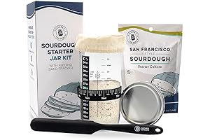 Cultures for Health Sourdough Starter Kit with Culture: Essential Baking Supplies For Homemade Bread