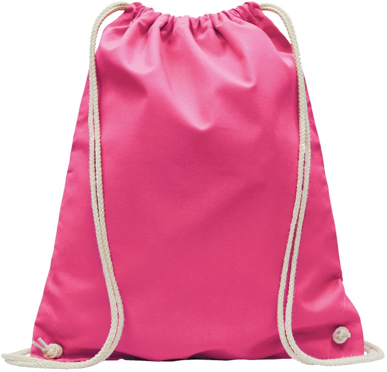 ELES VIDA Bolsa de Deporte de algodón, Certificado Oeko-Tex, Bolsa de Cuerdas, Bolsa de Gimnasia