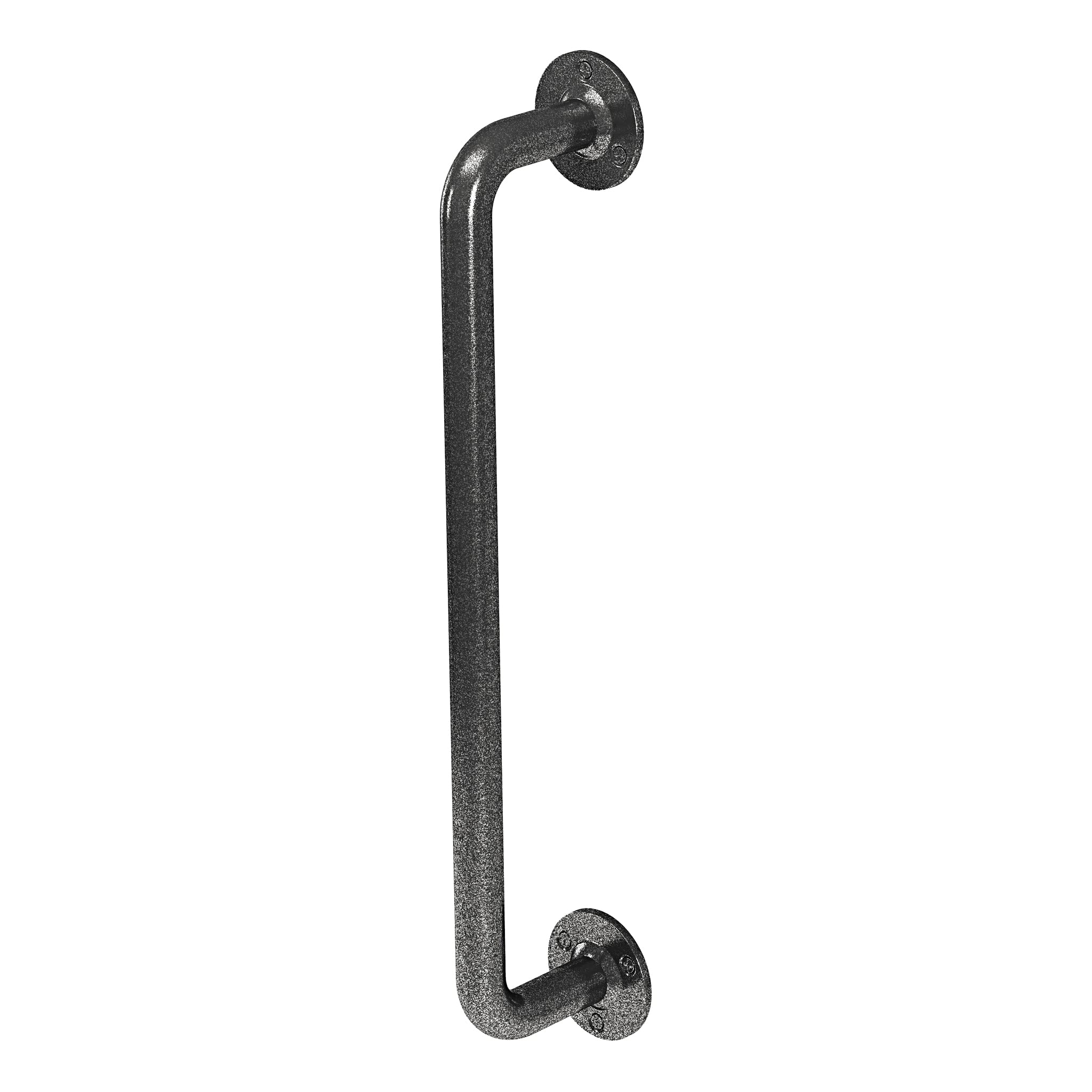 Rothley 25mm 457mm Steel Grab Rail - Pewter - Contemporary Design - Easy Install