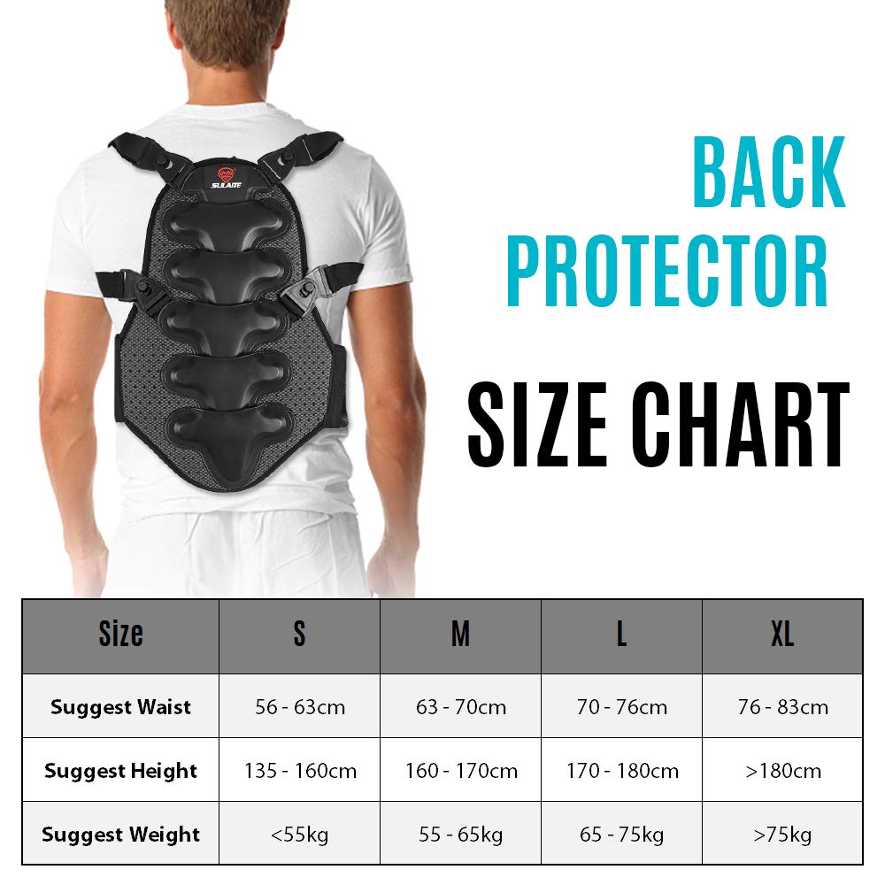 Almohadilla protectora de EVA desmontable para motociclismo, montaña, esquí, patinaje y snowboard, carcasa gruesa de polietileno de impacto