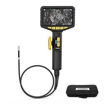 AUTOOL Two-Way Articulating Borescope with Light Endoscope Inspection Camera SVB305 SVB302 (SVB305)