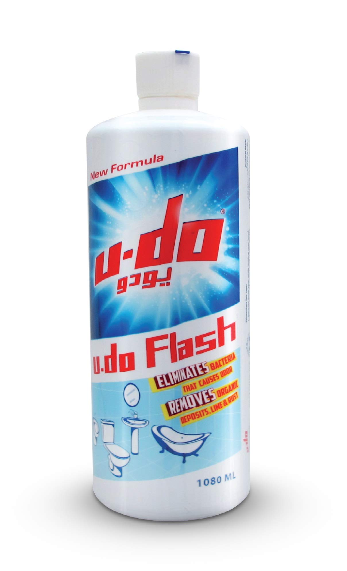 UDo Toilet Flash Bathroom Cleaner Liquid 1080 ML Original Powerful