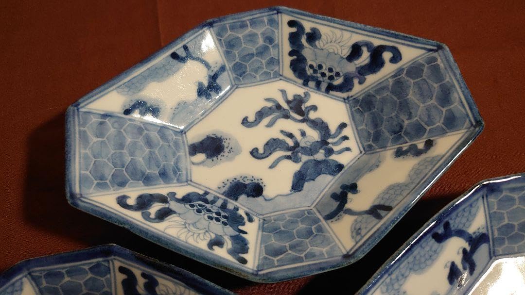 古伊万里 伊万里 染付 江戸期 葉皿 古染付 蔵出し アンティーク伊万里 3