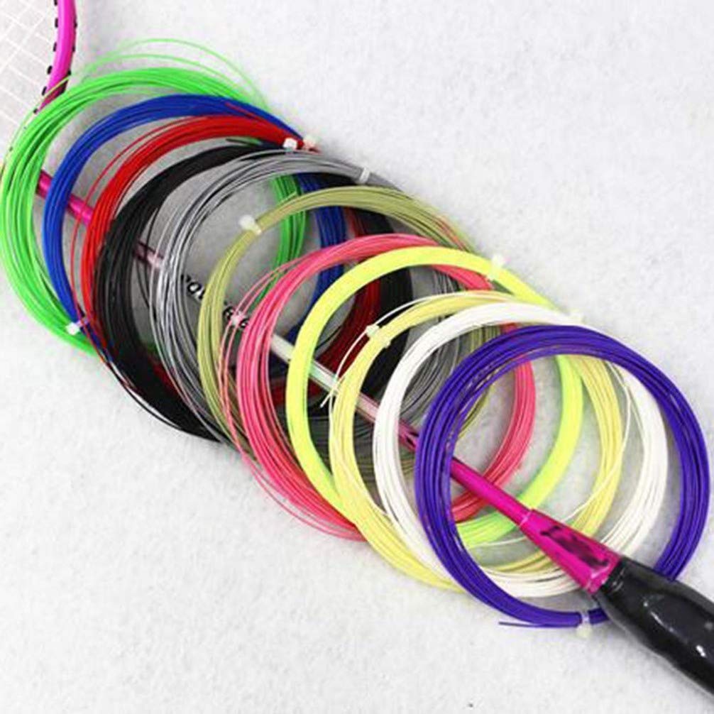 SONU SPORTS CO. SPORTS GOODS SSSG High Resilience Badminton String, Size- 0.69MM, 10M/33Feet (2) Silver 1